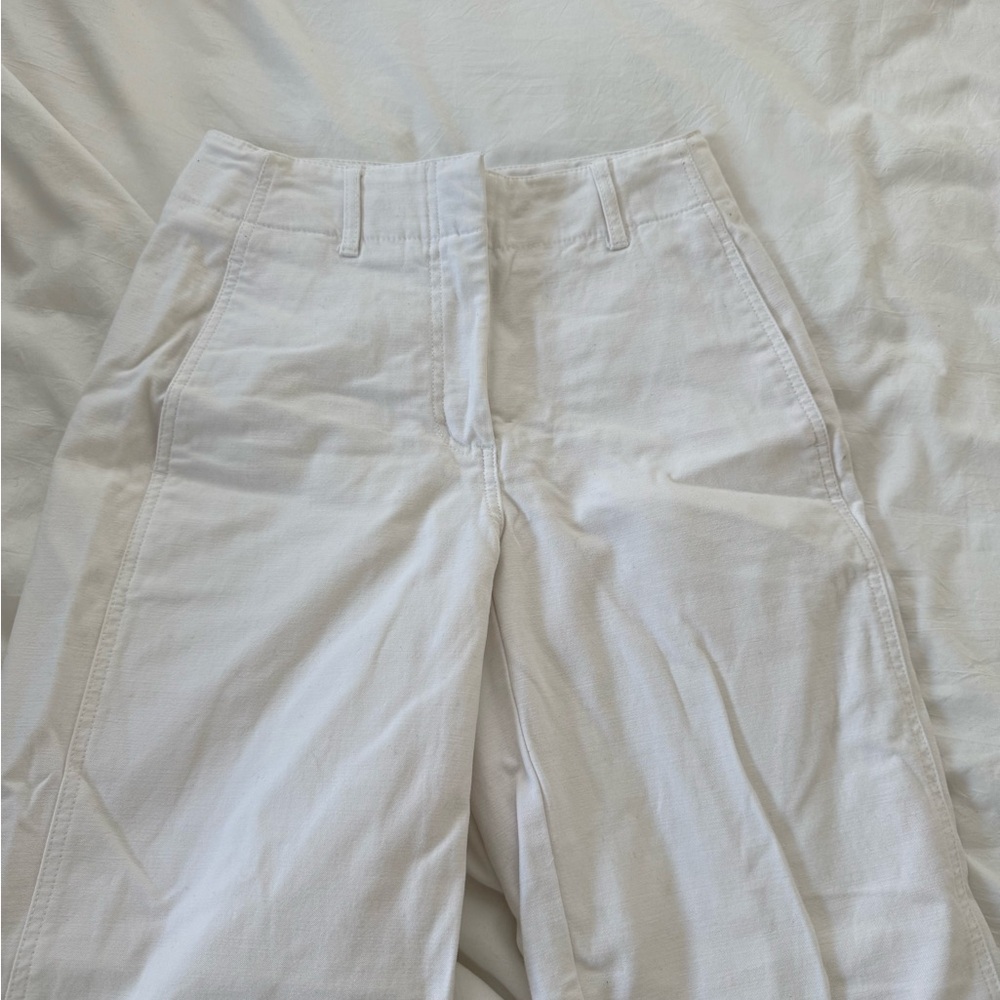 Wilfred Free White High-Waisted White Pants size 0